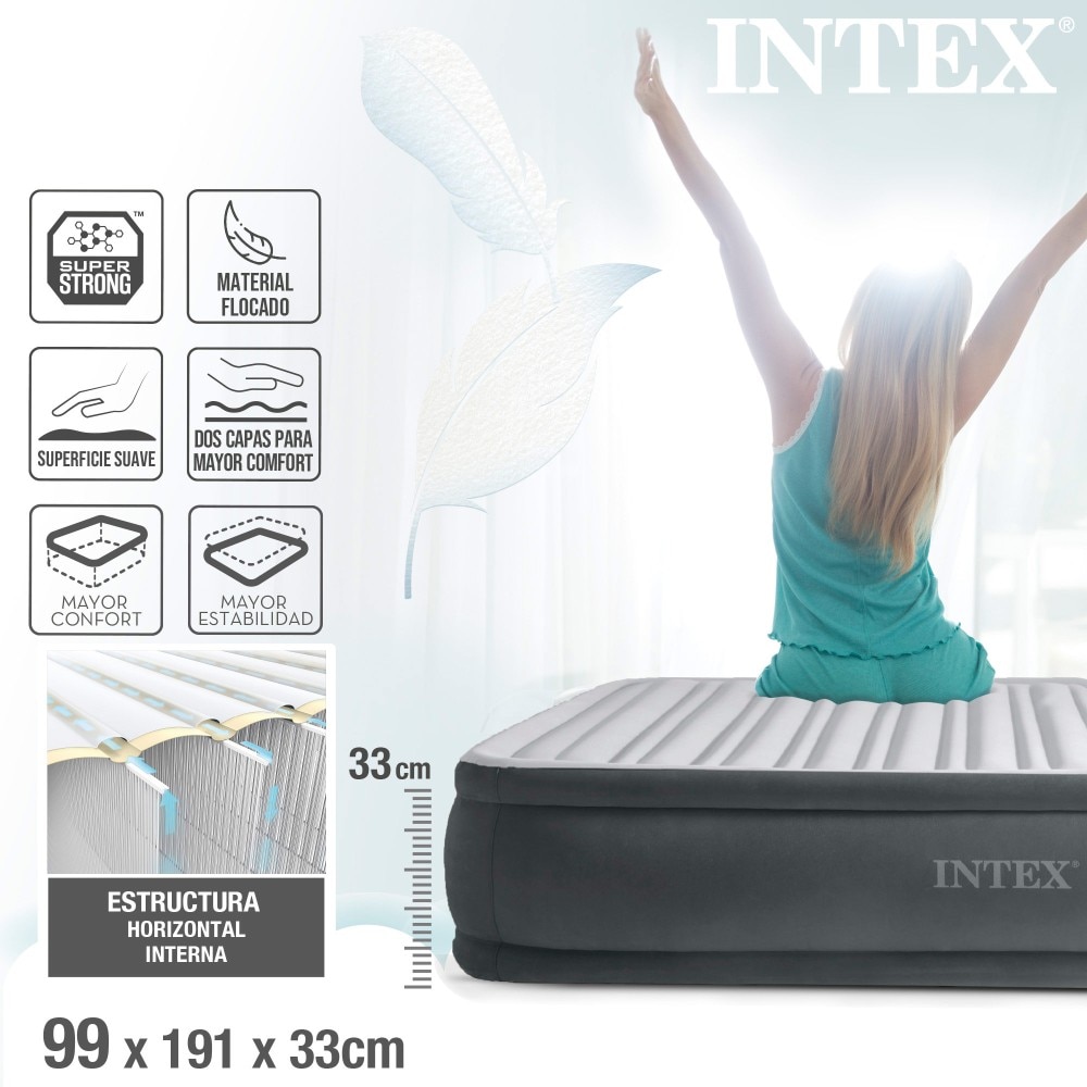 Colchón hinchable Intex Dura-Beam Deluxe Comfort-Plush 4