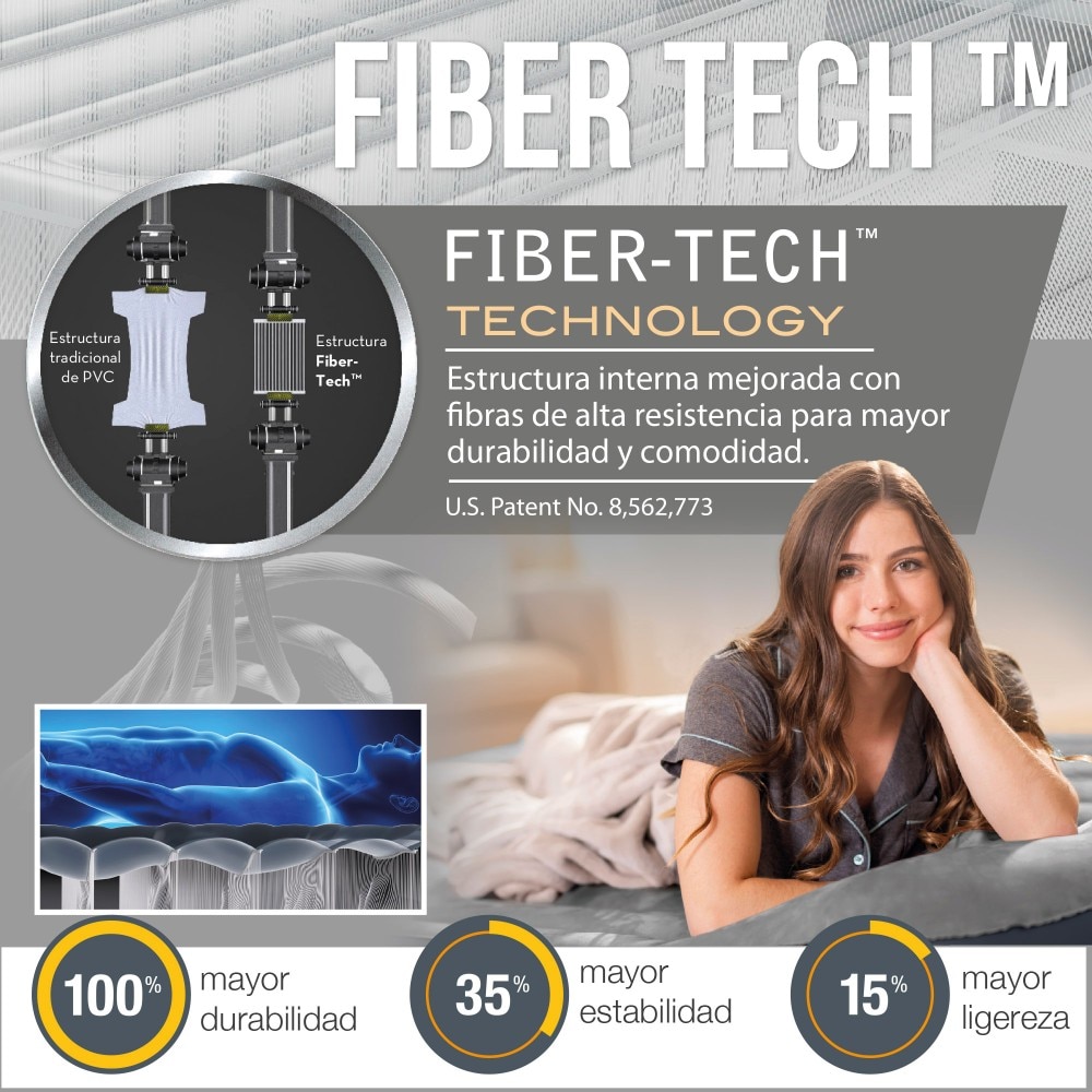 Colchón inflable Fiber Tech Comfort-Plush Intex 5