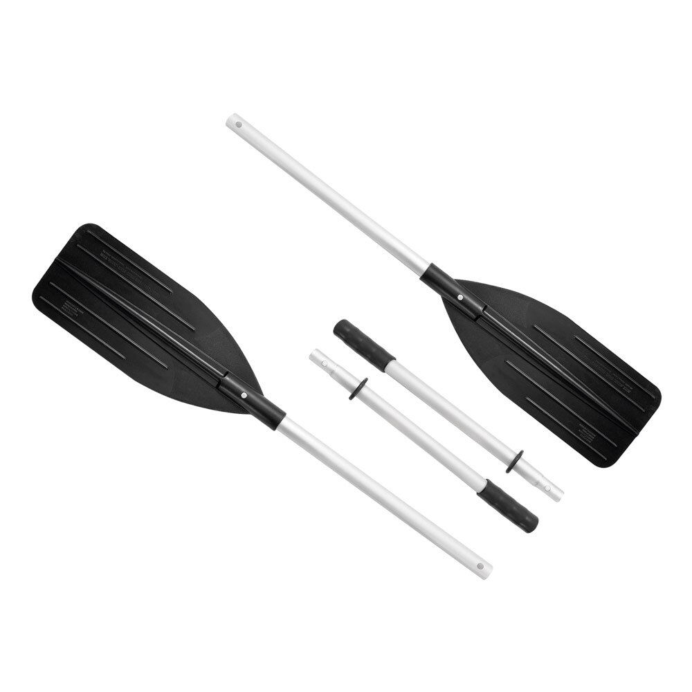 Set de 2 remos desmontables de aluminio y PVC Intex - Negro Negro-2