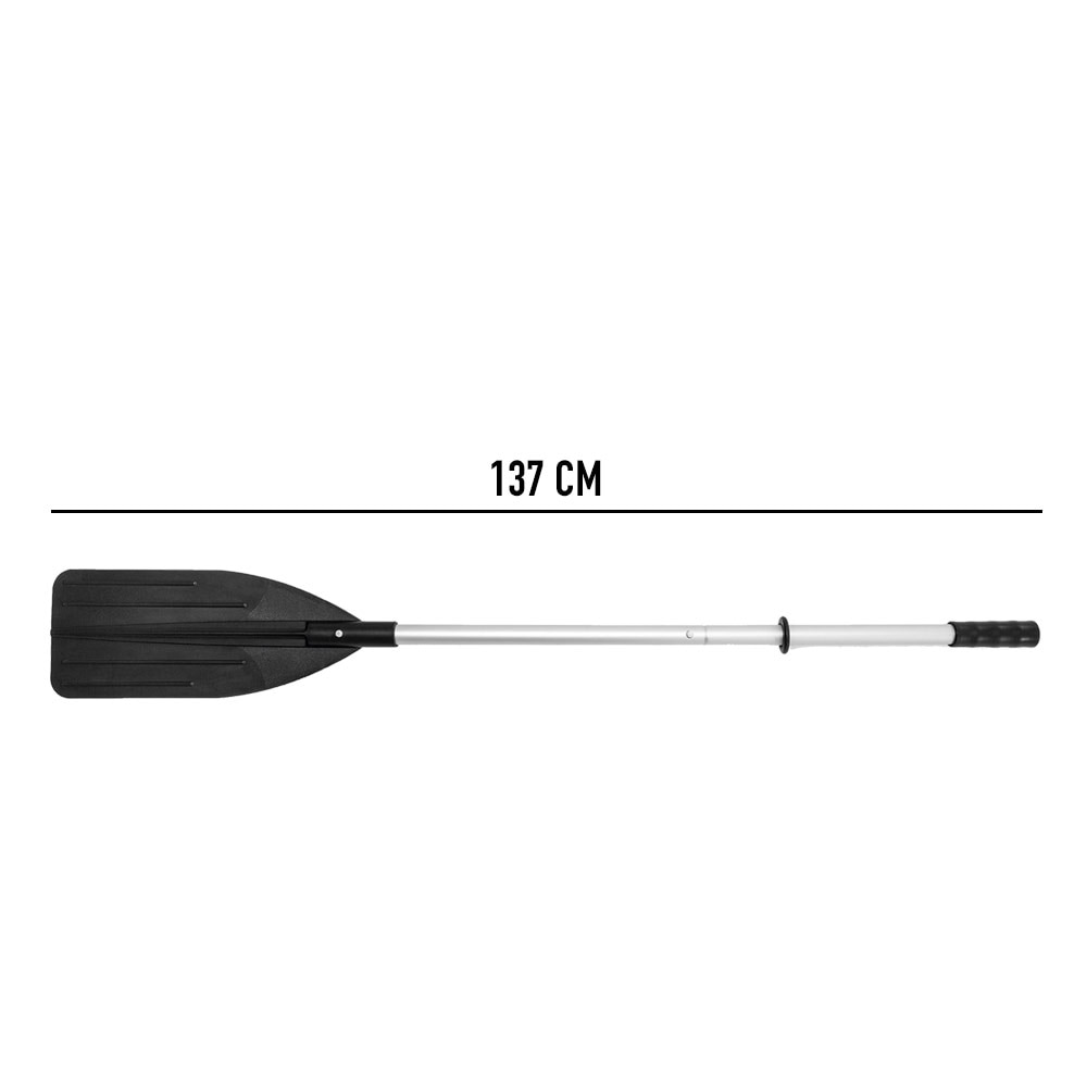 Set de 2 remos desmontables de aluminio y PVC Intex - Negro Negro-4