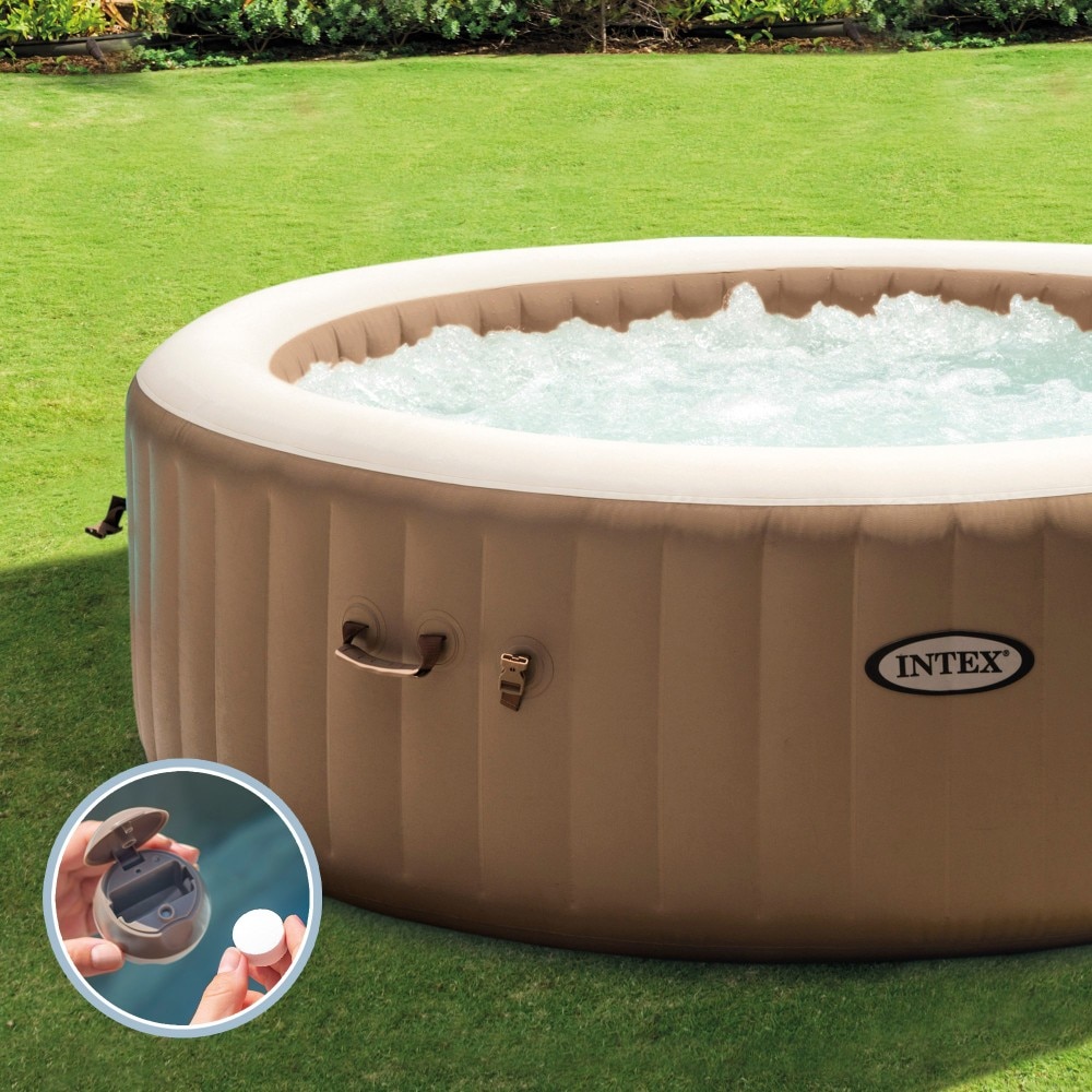 Spa Hinchable PureSpa Sahara Ø 196 x 71 cm Beige-5