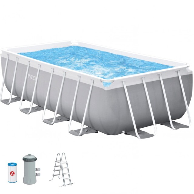 Imagen 0 de Piscina desmontable Rectangular con depuradora Prisma Frame Intex