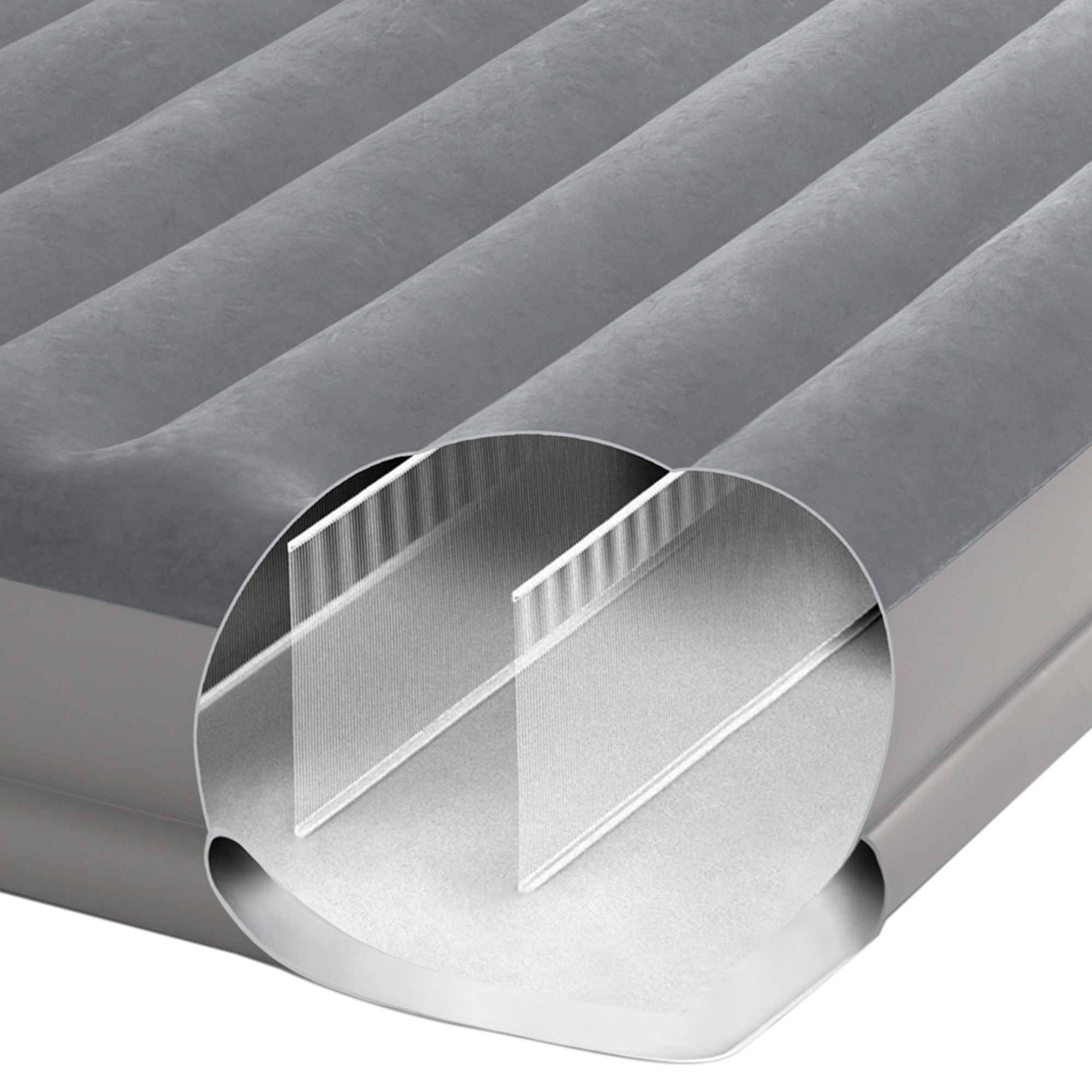 Colchón hinchable individual Dura-Beam® modelo Prestige Intex - Gris Gris-7