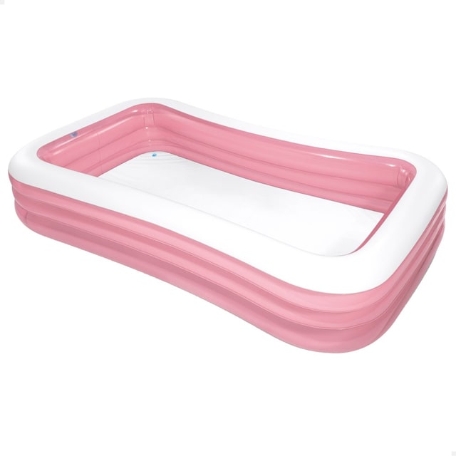 Imagen 0 de Piscina hinchable para niños rosa 305x183x56 cm Intex