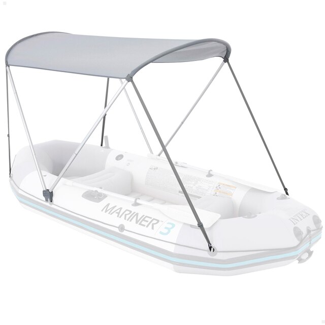 Toldo para barca hinchable desmontable c/protección solar Intex