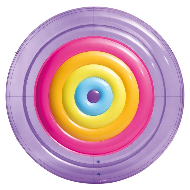 Imagen 0 de Colchoneta hinchable arcoíris Intex