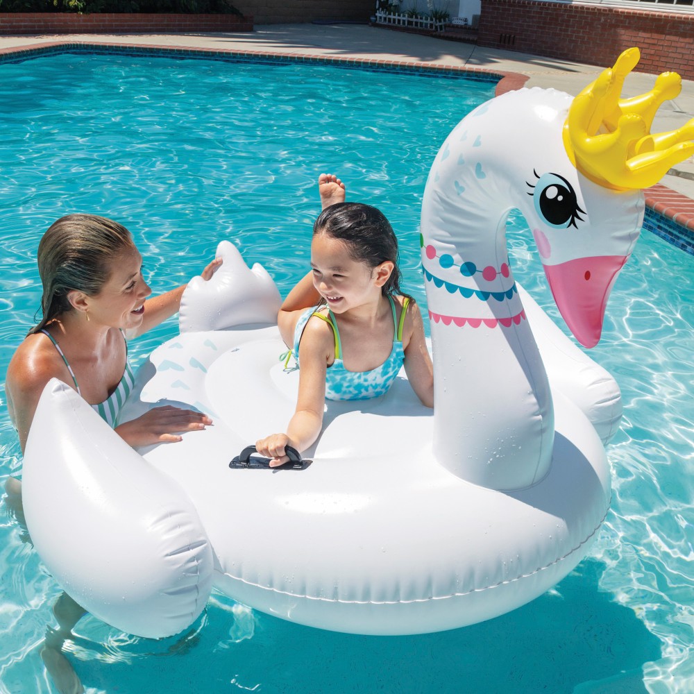 Flotador hinchable Cisne Real Intex 2