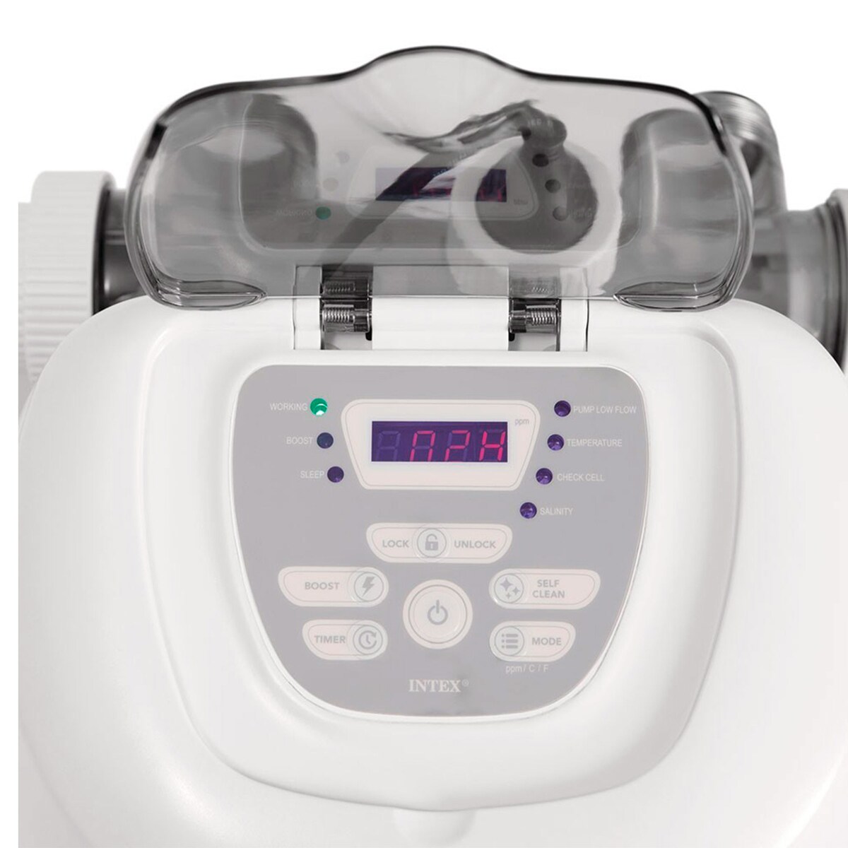 Clorador salino E.C.O 7 g/h QS700 PLUS Intex Blanco-4