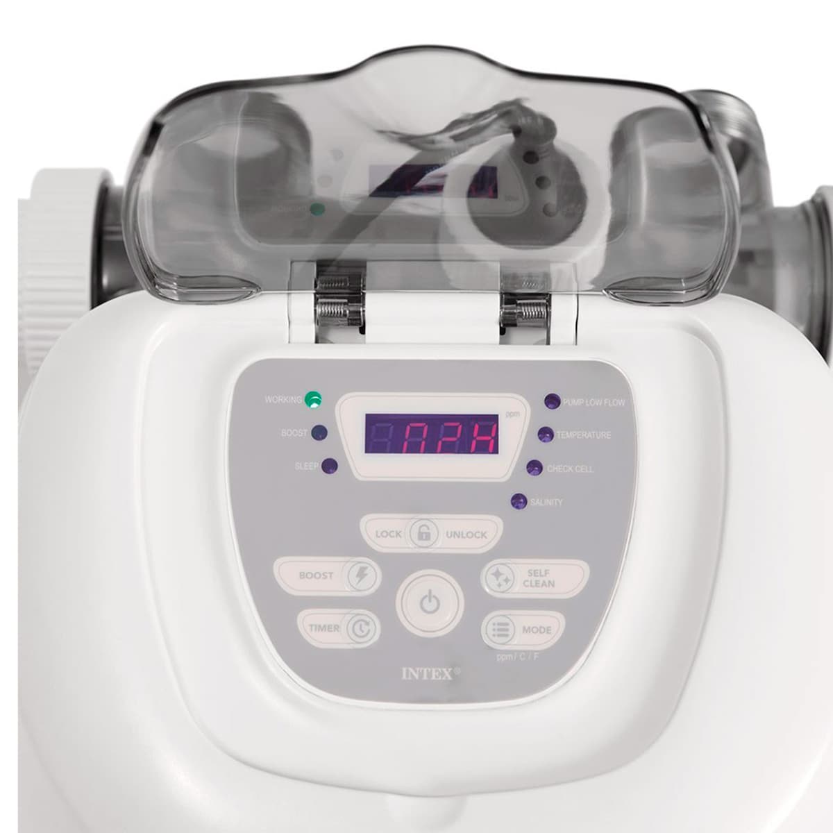 Clorador salino E.C.O 7 g/h QS700 PLUS Intex Blanco-4