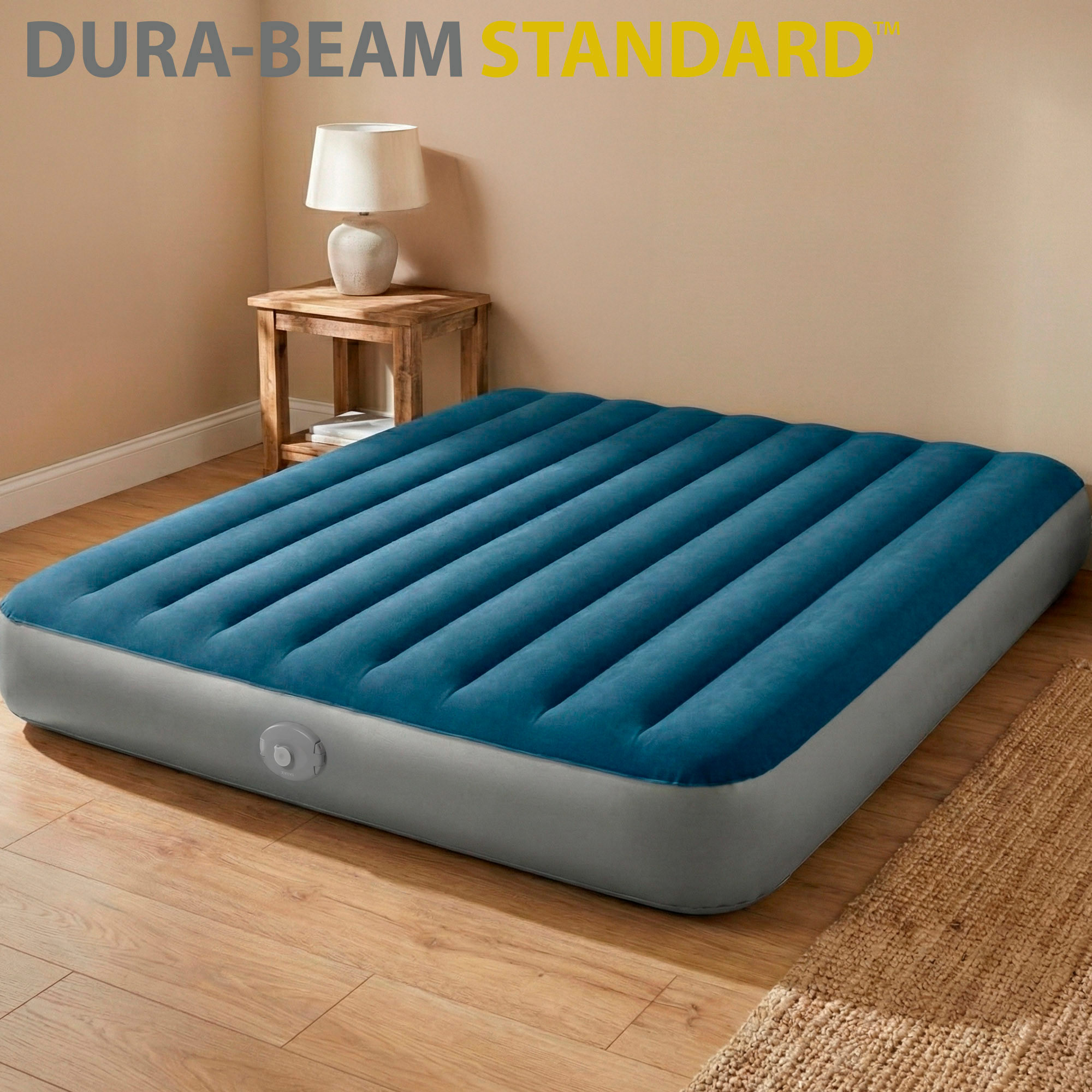 Colchón hinchable doble Standard Prestige Single-High Queen Intex - Azul Azul-2