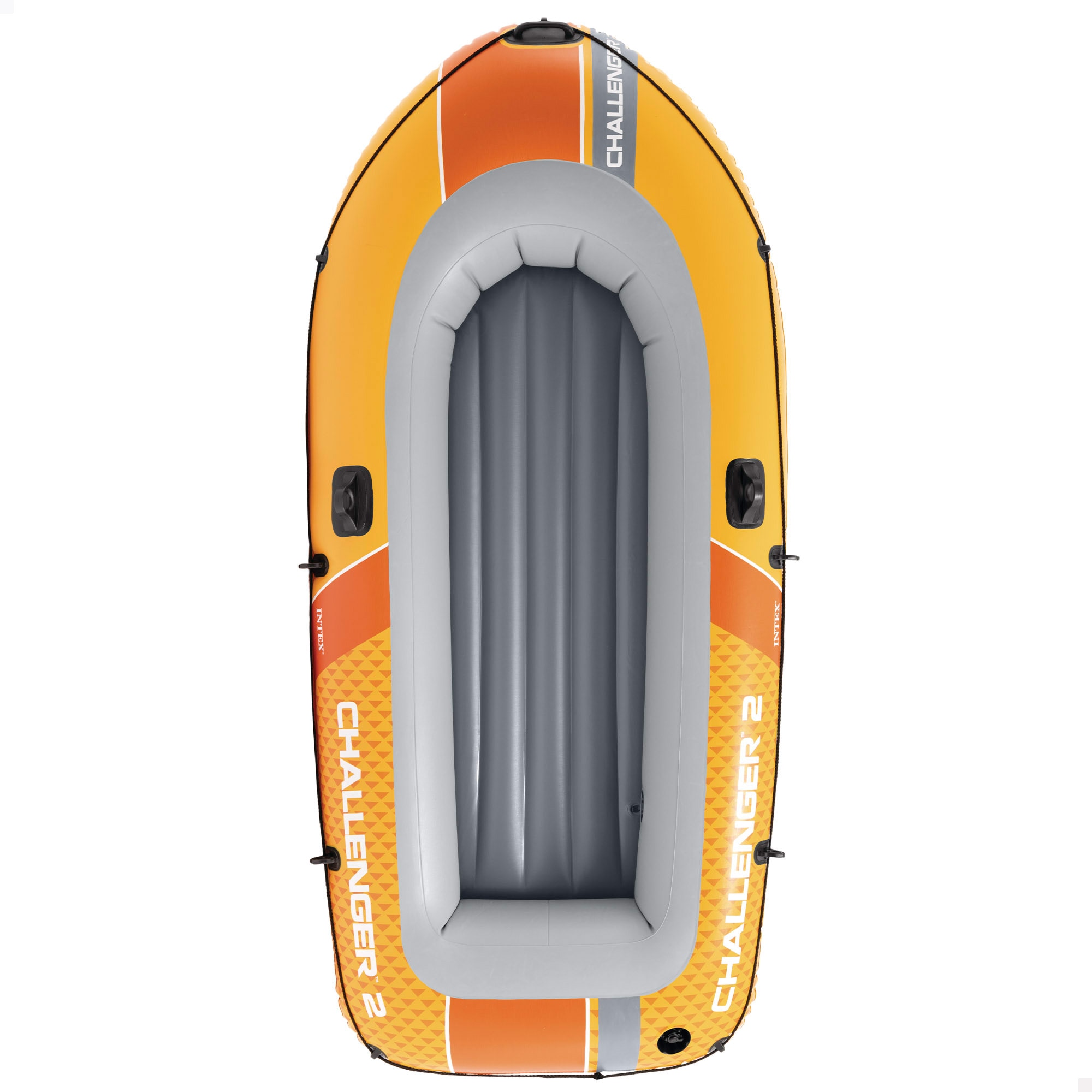Imagen 7 de Barca hinchable Challenger 2 con remos y bomba de inflado Intex - Amarillo Amarillo