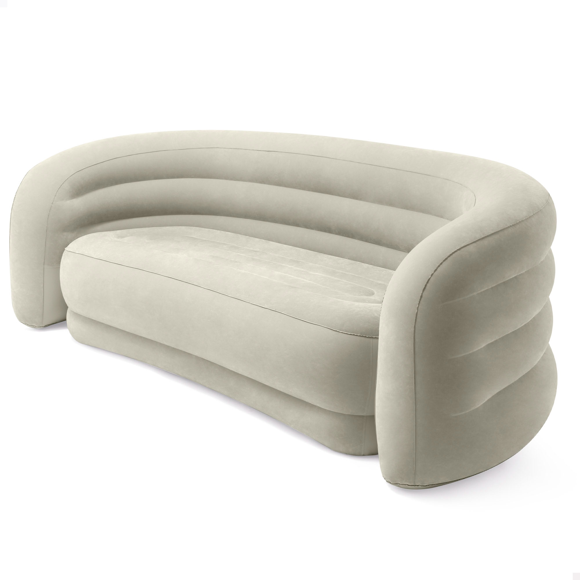 Imagen 0 de Sofá hinchable curvo  Intex Gris
