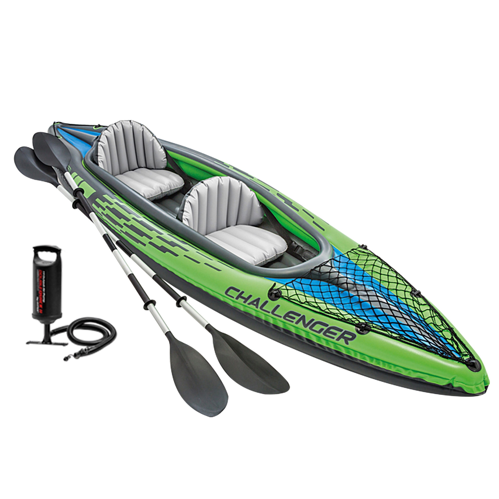 Kayak hinchable Intex challenger k2 & 2 remo - 351 x 76 x 38 cm