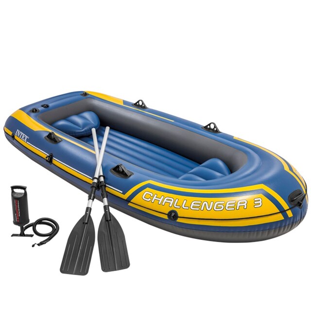 Imagen 0 de Barca hinchable Intex challenger 3 con remos 295x137x43 cm