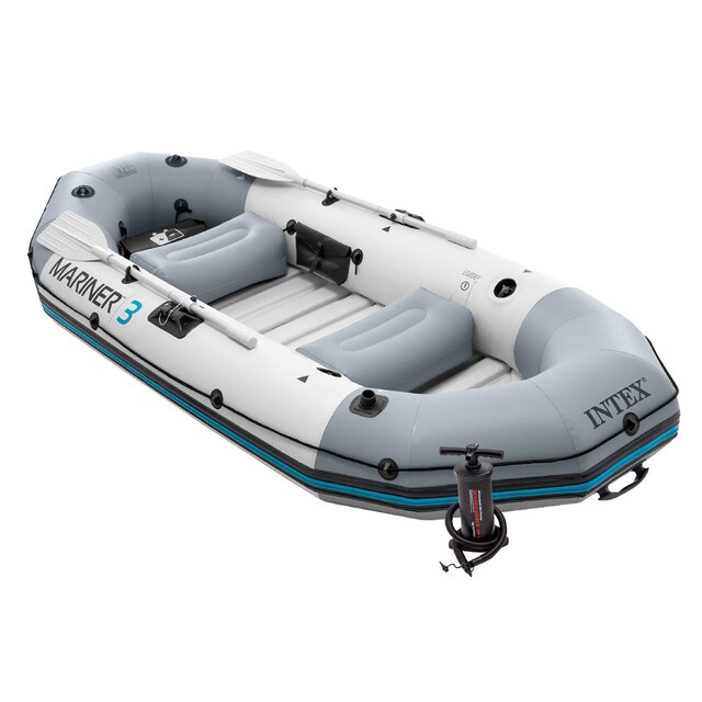 Imagen 0 de Barca inflable mariner 3 con 2 remos 297x127x46 cm Intex