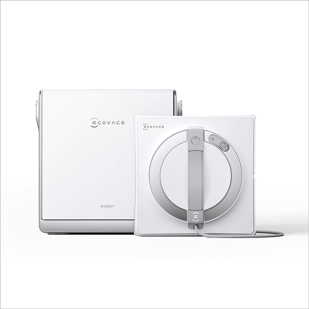 Imagen 0 de Robot limpia cristales Ecovacs WINBOT W2 PRO OMNI EU inalámbrico con estacion de limpieza Blanco