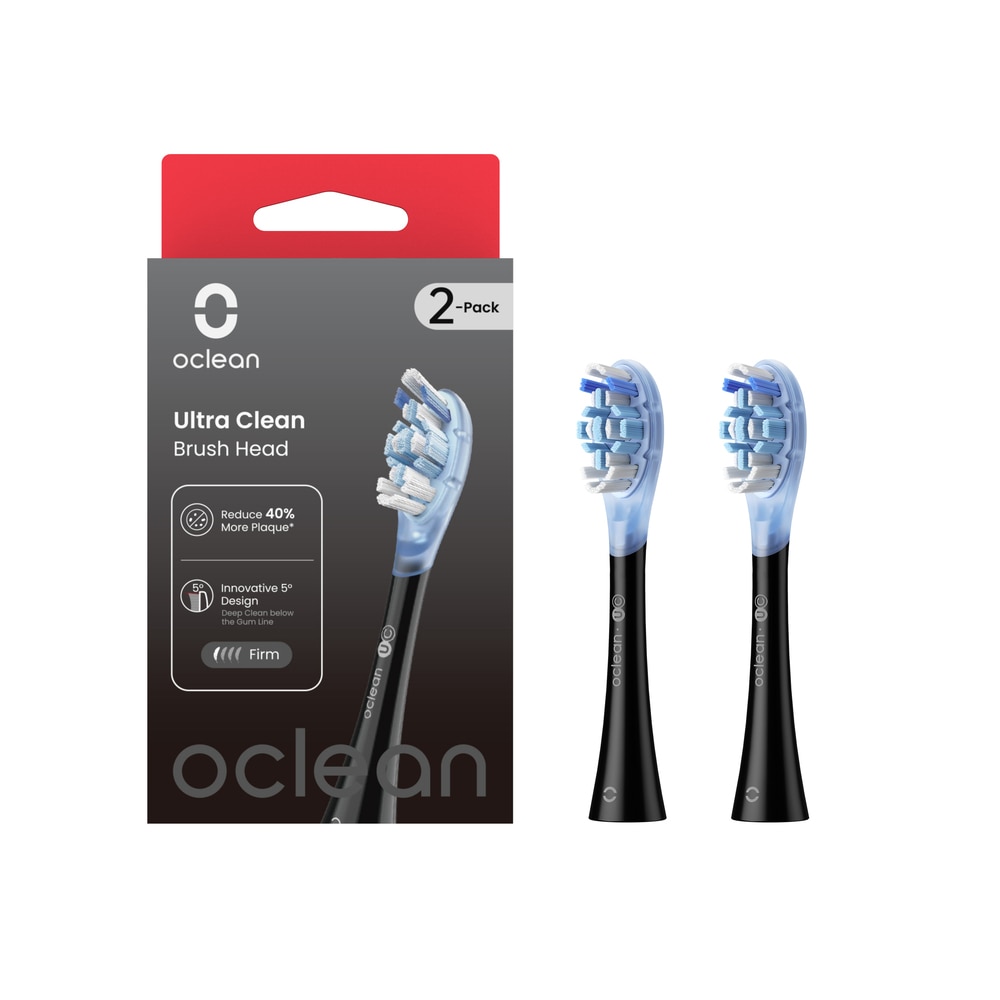 Imagen 3 de 2 cabezales de recambio Oclean Ultra Clean - Negro Negro