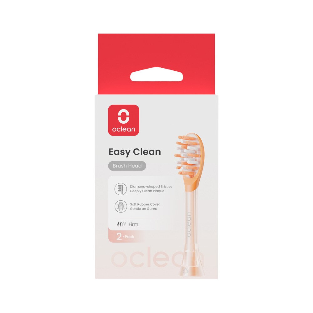 2 cabezales de recambio Oclean Easy Clean - Naranja Naranja-3