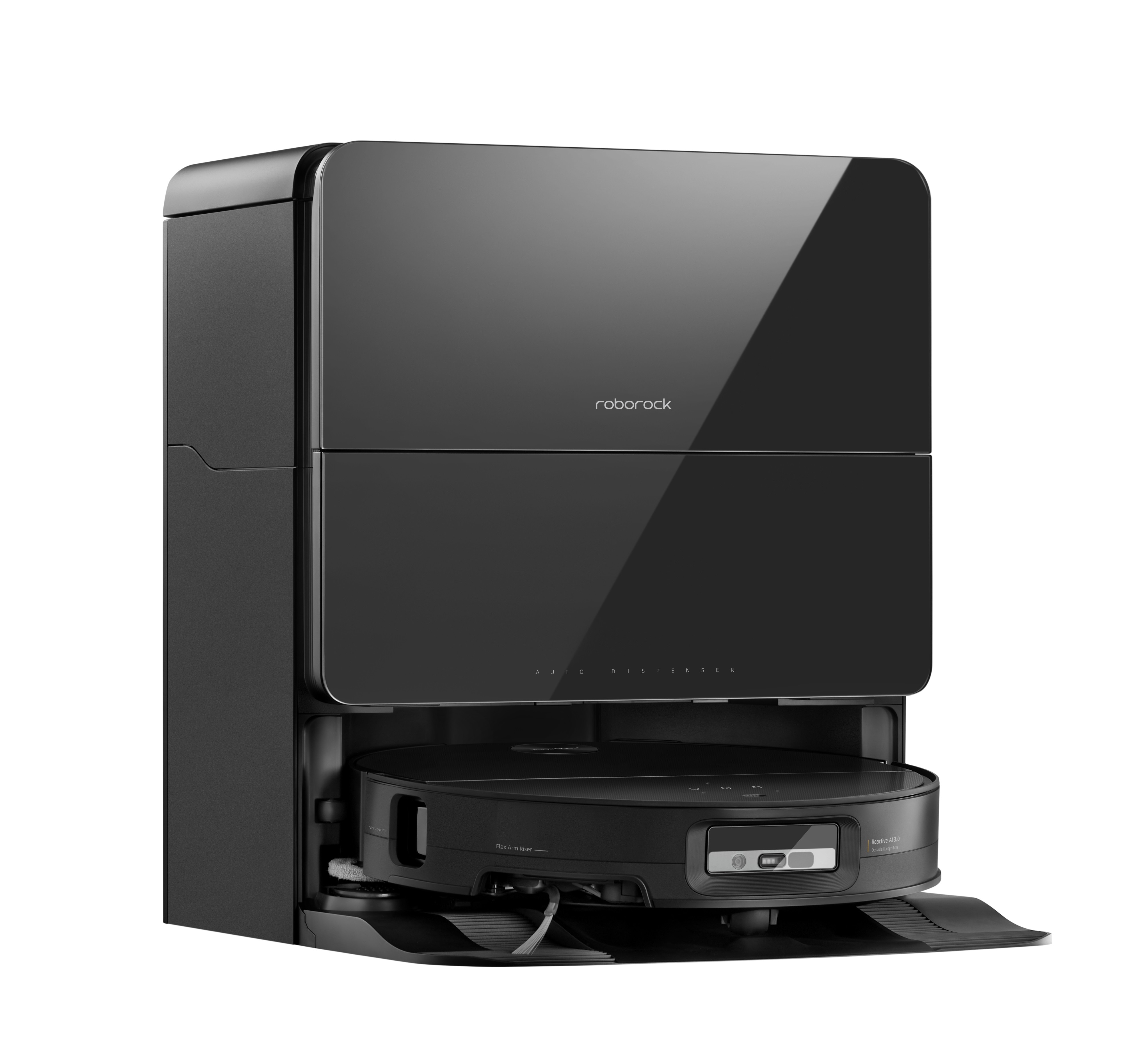 Robot aspirador y freigasuelos Roborock Saros 10 con camara inteligencia y base autovaciado