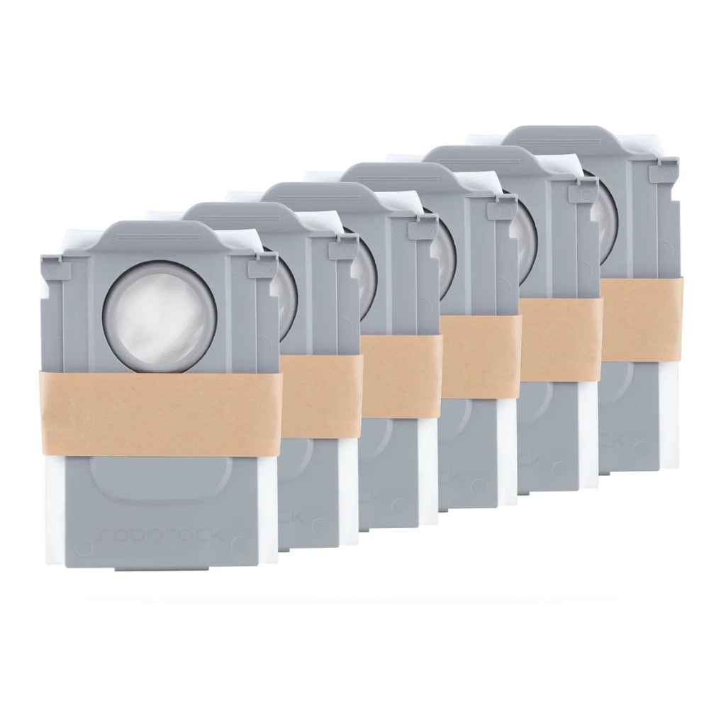 Imagen 0 de Pack de 6 bolsas de aspirador Roborock para Saros Z70, Saros 10, Qrevo CurvX, S8 MaxV Ultra, Qrevo Edge, Qrevo 5AE, QR 598 Blanco