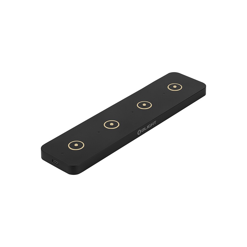 Cargador múltiple Omino para 4 linternas Olight - Negro Negro-3