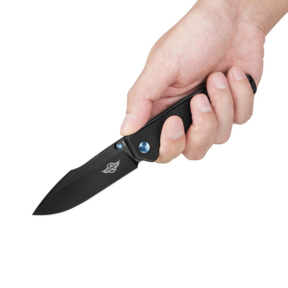 Navaja Oknife Beagle con hoja de acero inoxidable 154CM Olight - Negro Negro-5
