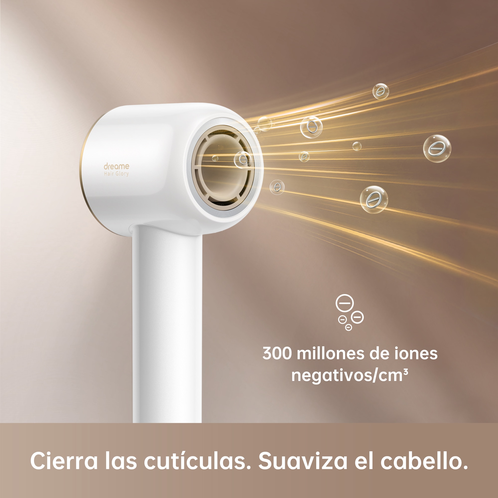 Secador de pelo Dreame Glory Combo 1600W con secado rápido - Blanco Blanco-5