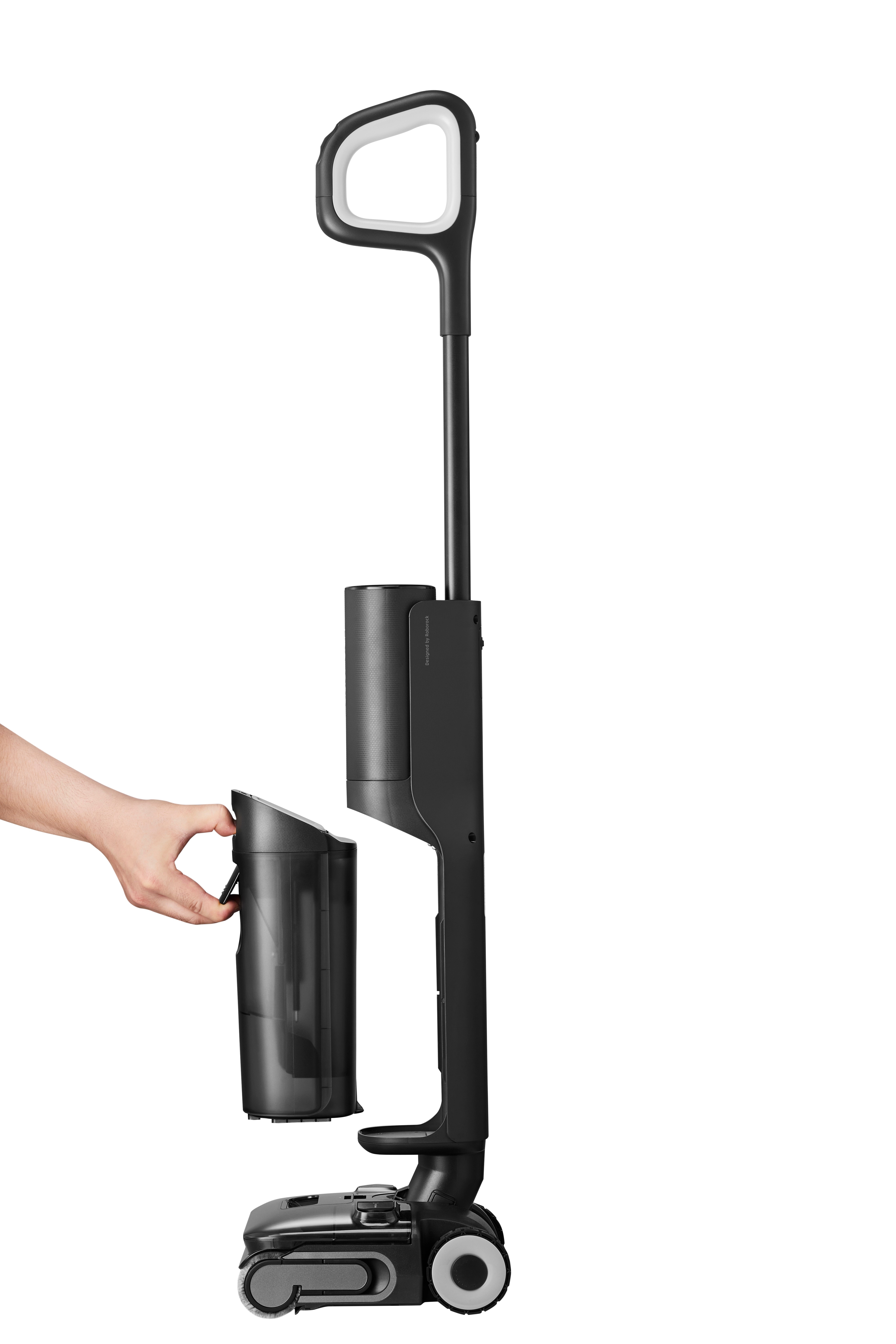 Aspirador de escoba Roborock F25 ACE COMBO w/CS en seco y húmedo sin cable combinación con Aspirador vertical - Negro Negro-4