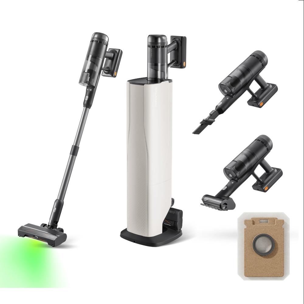 Aspirador de escoba Roborock H60 Hub Ultra con estación autovaciado - Negro Negro-6