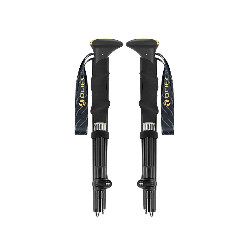 Bastones de senderismo Glowalk F3T2 Trekking Olife Olight - Negro Negro-2