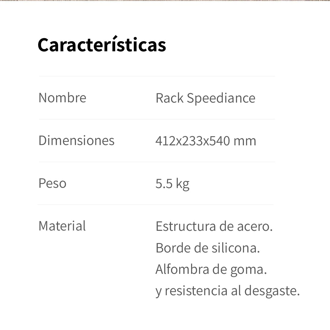 Rack de accesorios Speediance - Negro Negro-2