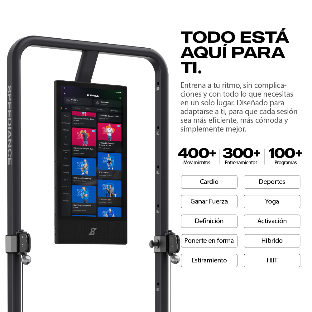 Gym Monster 2 Pro + Remadora gimnasio Inteligente Speediance - Negro Negro-4