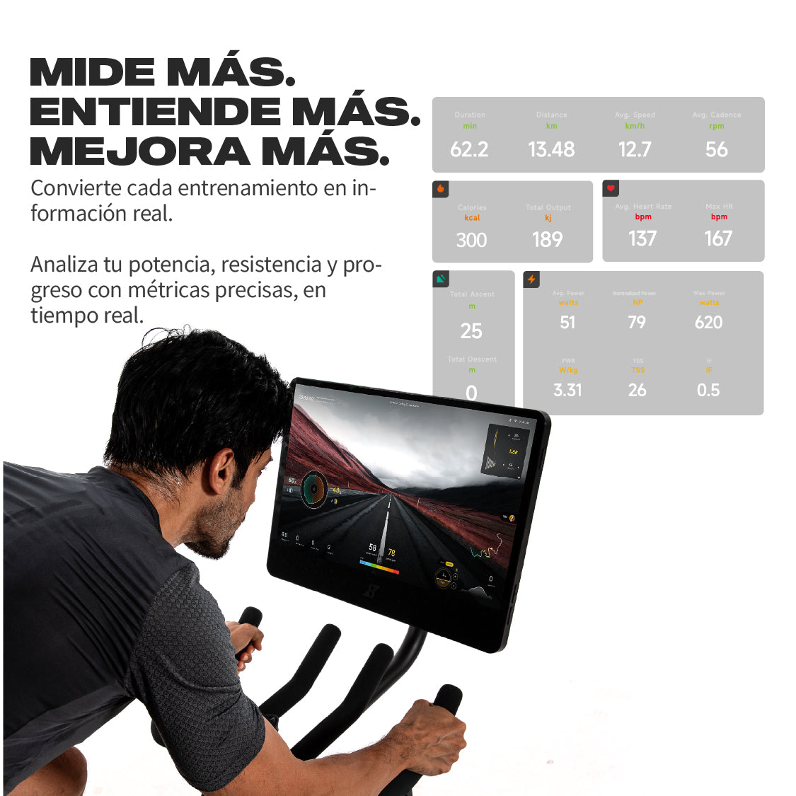 Bicicleta estática Inteligente Velonix Speediance - Negro Negro-4