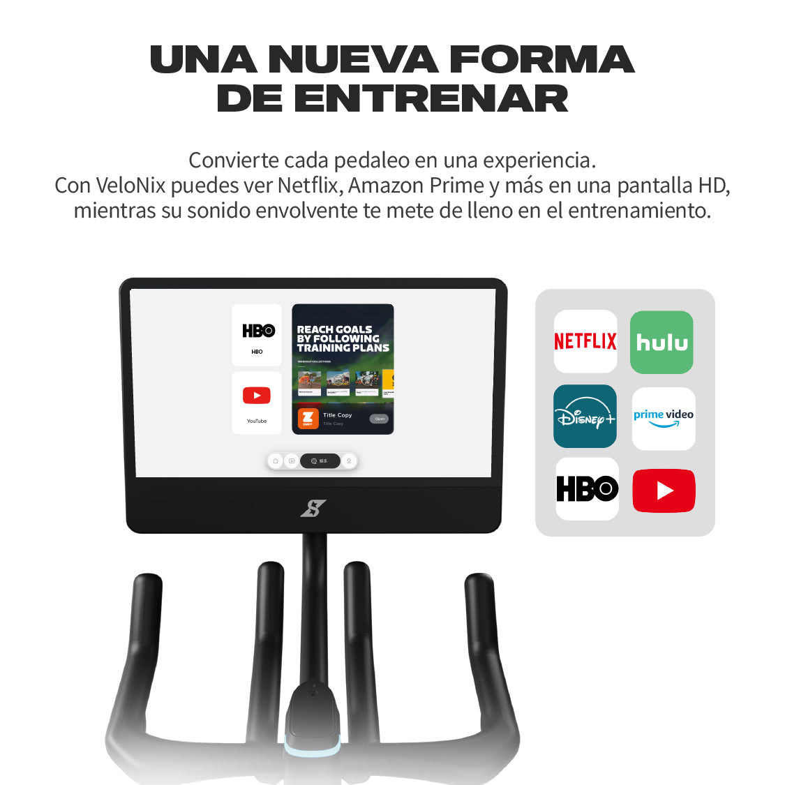 Bicicleta estática Inteligente Velonix Speediance - Negro Negro-6