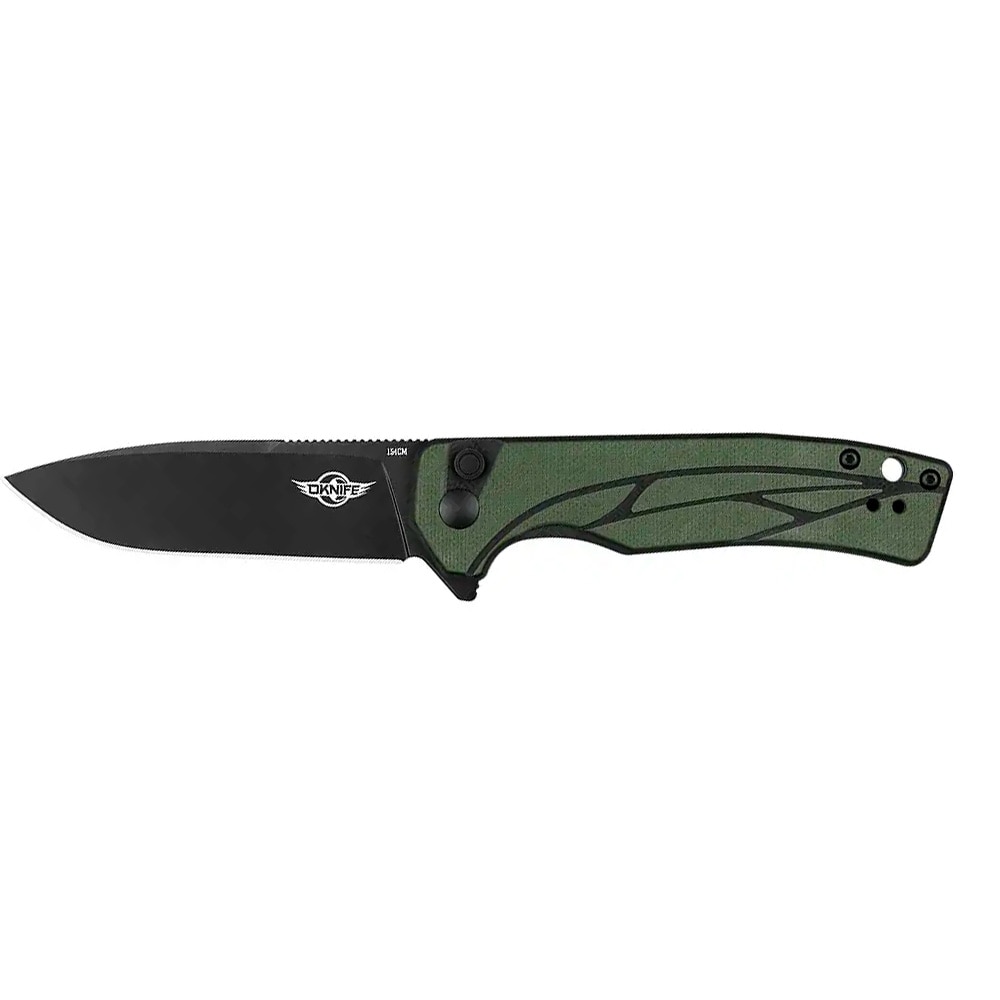 Olight - Navaja Oknife Mettle con hoja de acero inoxidable 154CM Olight.