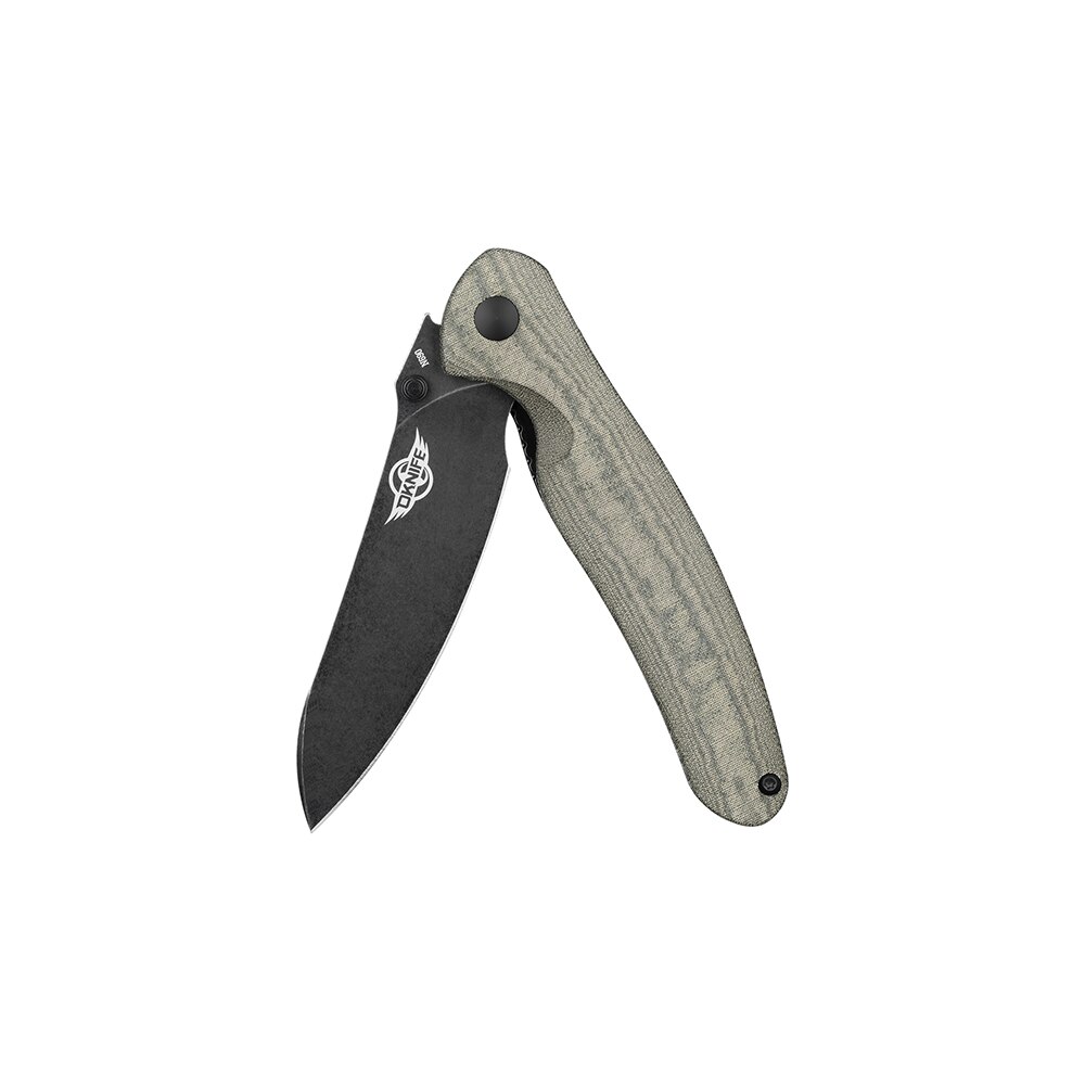 Navaja Oknife Drever Micarta Olight - Gris / Negro Gris / Negro-4