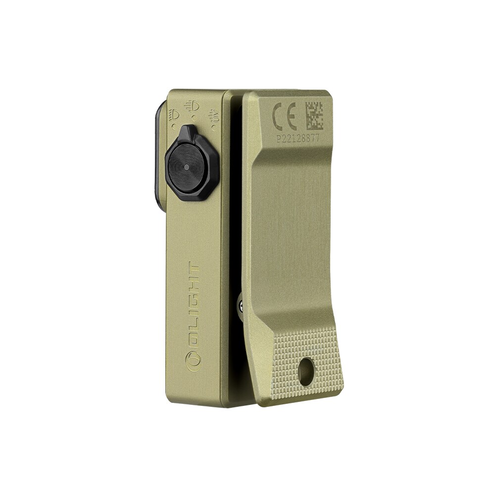 Linterna de triple iluminación con UV Oclip Ultra Olight - Verde Verde-2