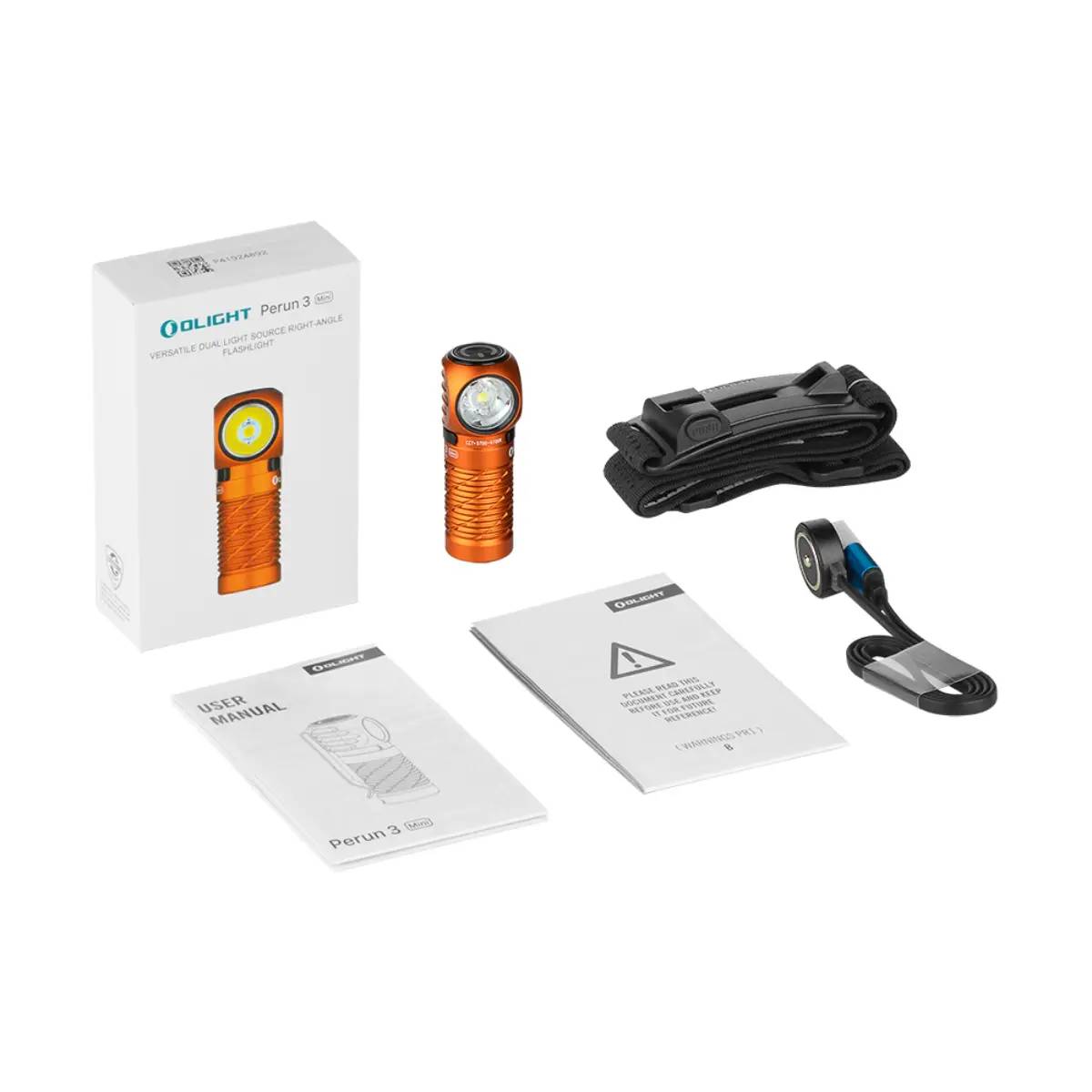 Imagen 5 de Linterna LED Olight Perun 3 Mini Negra CW Olight - Naranja Naranja