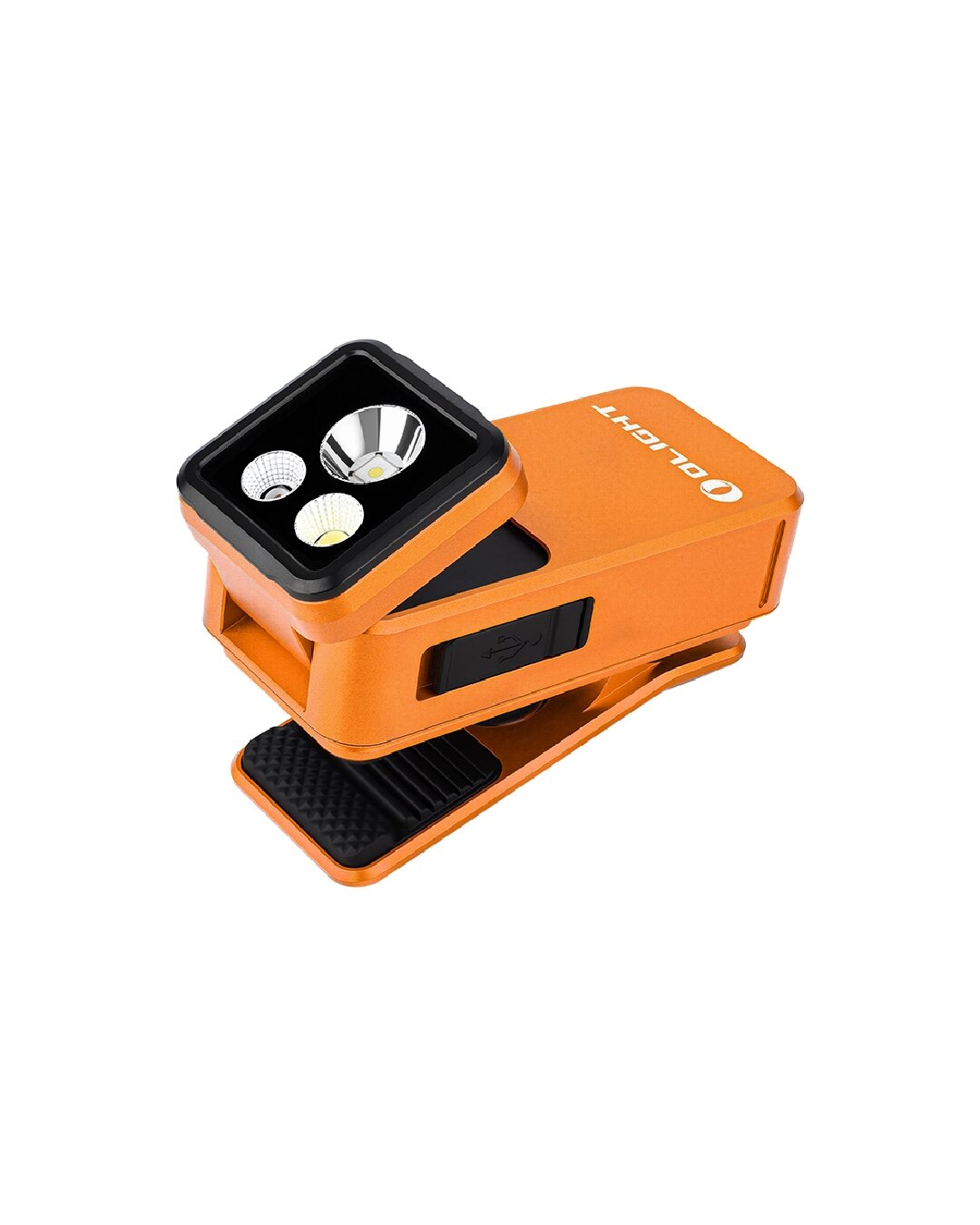 Imagen 1 de Linterna articulada oclip 2 pro foco + inundación olight - Naranja Naranja