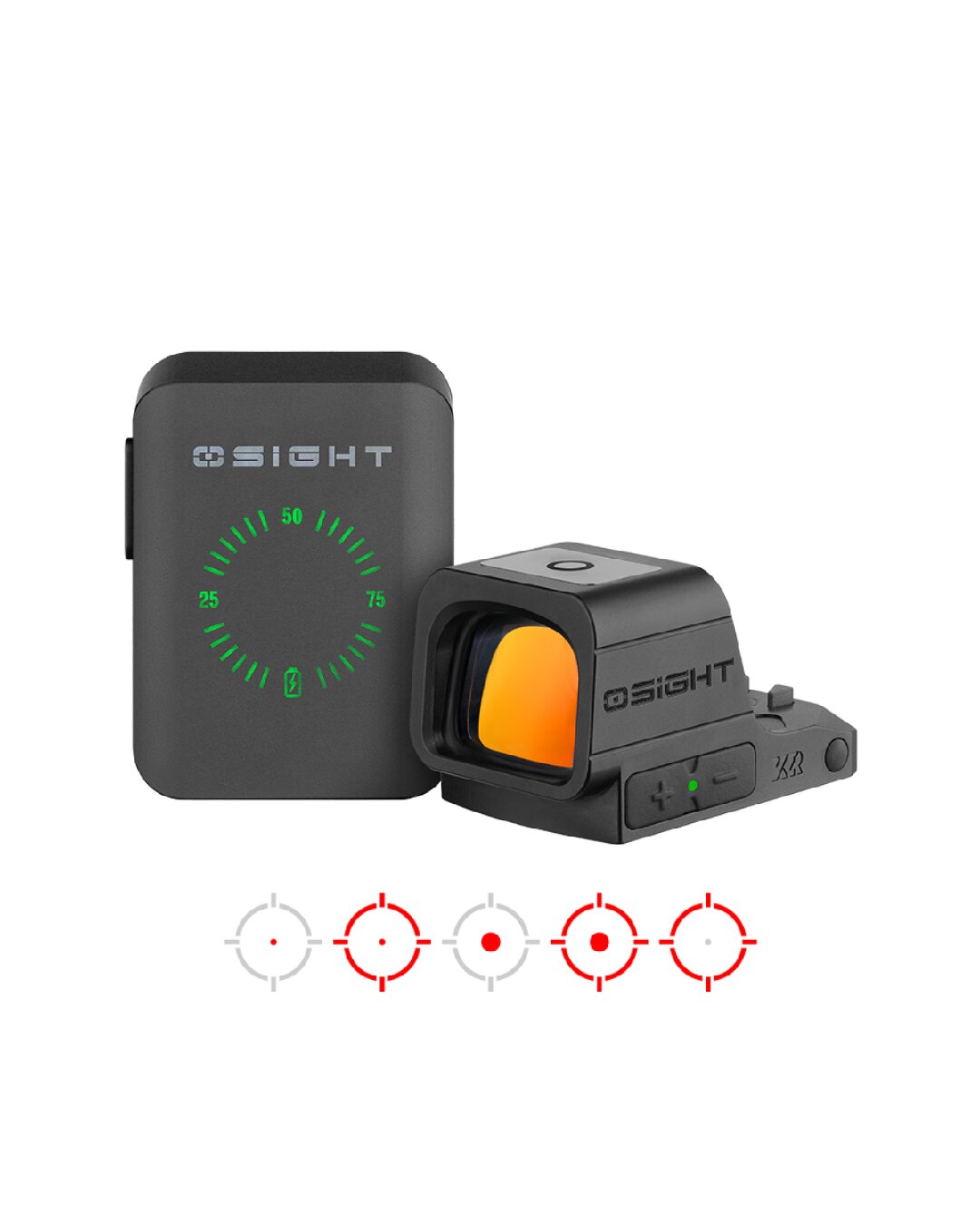 Imagen 0 de Visor de punto rojo multi retícula Osight XR Negro