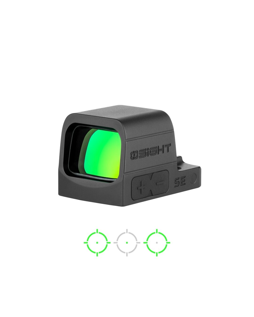 Imagen 0 de Visor de punto verde 2 MOA & 32 MOA con batería extraíble Osight SE GN Negro