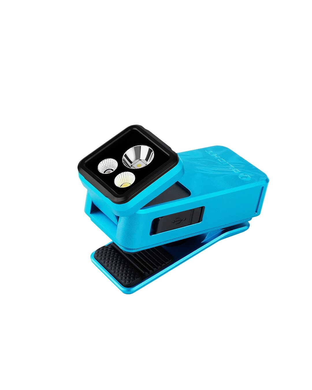 Imagen 1 de Linterna articulada oclip 2 pro foco + inundación olight - Azul claro Azul claro
