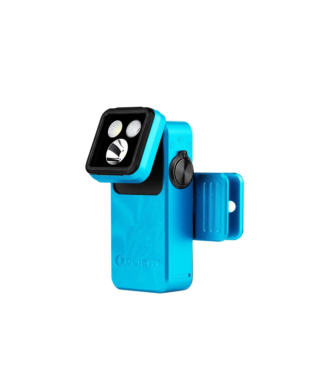 Imagen 2 de Linterna articulada oclip 2 pro foco + inundación olight - Azul claro Azul claro