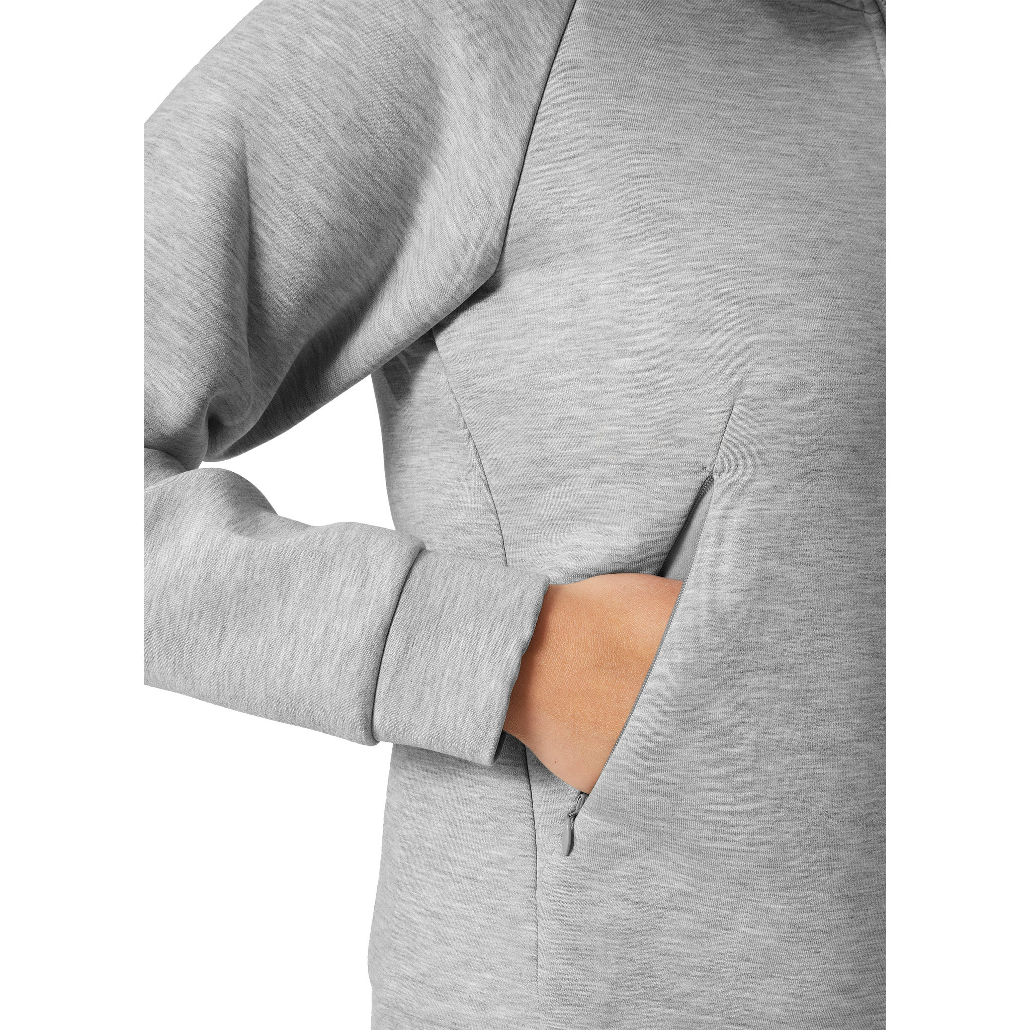 Sudadera de mujer W HP Ocean FZ Jacket 2.0 Helly Hansen - Gris Gris-4