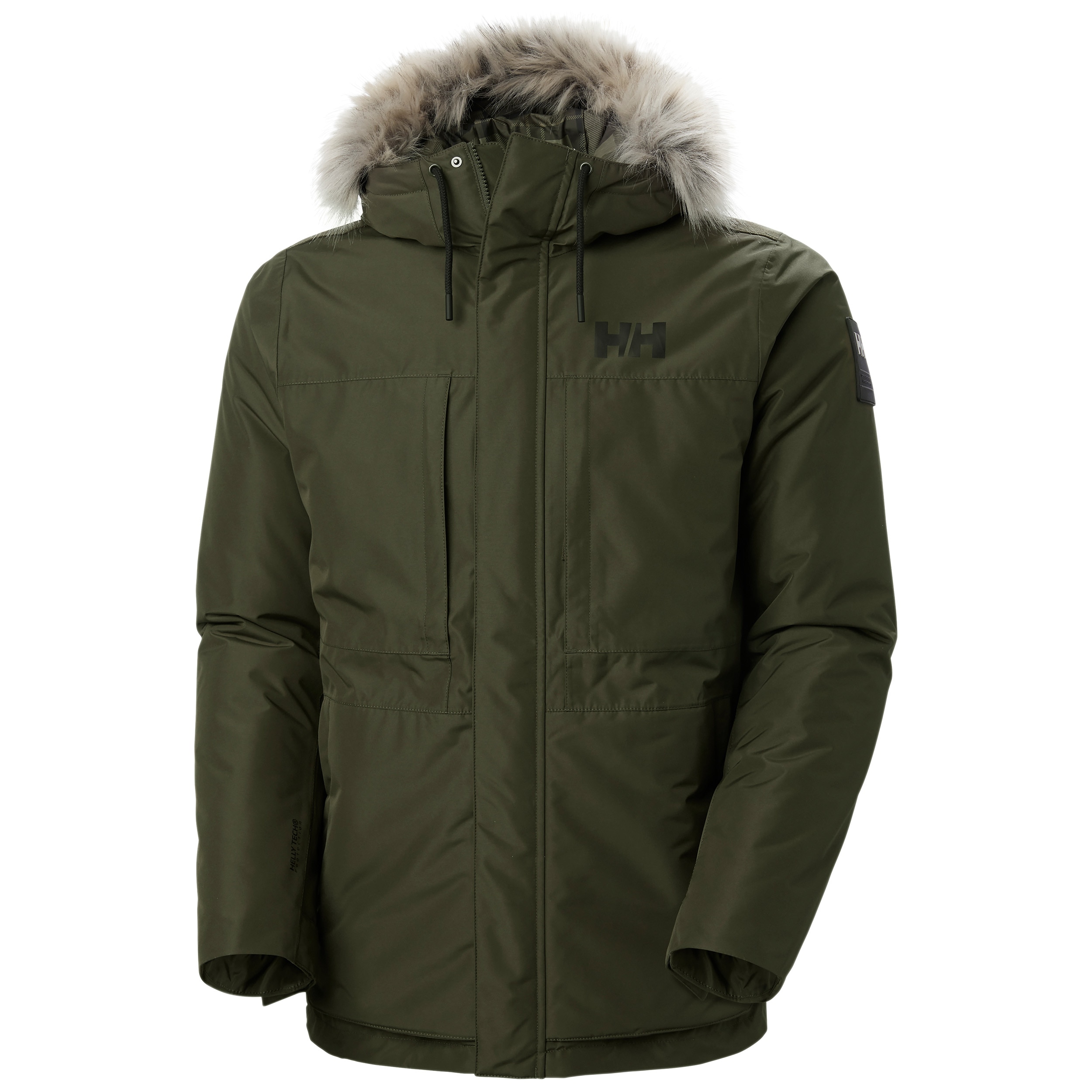 Helly Hansen Parka de hombre Coastal 3.0 Verde militar