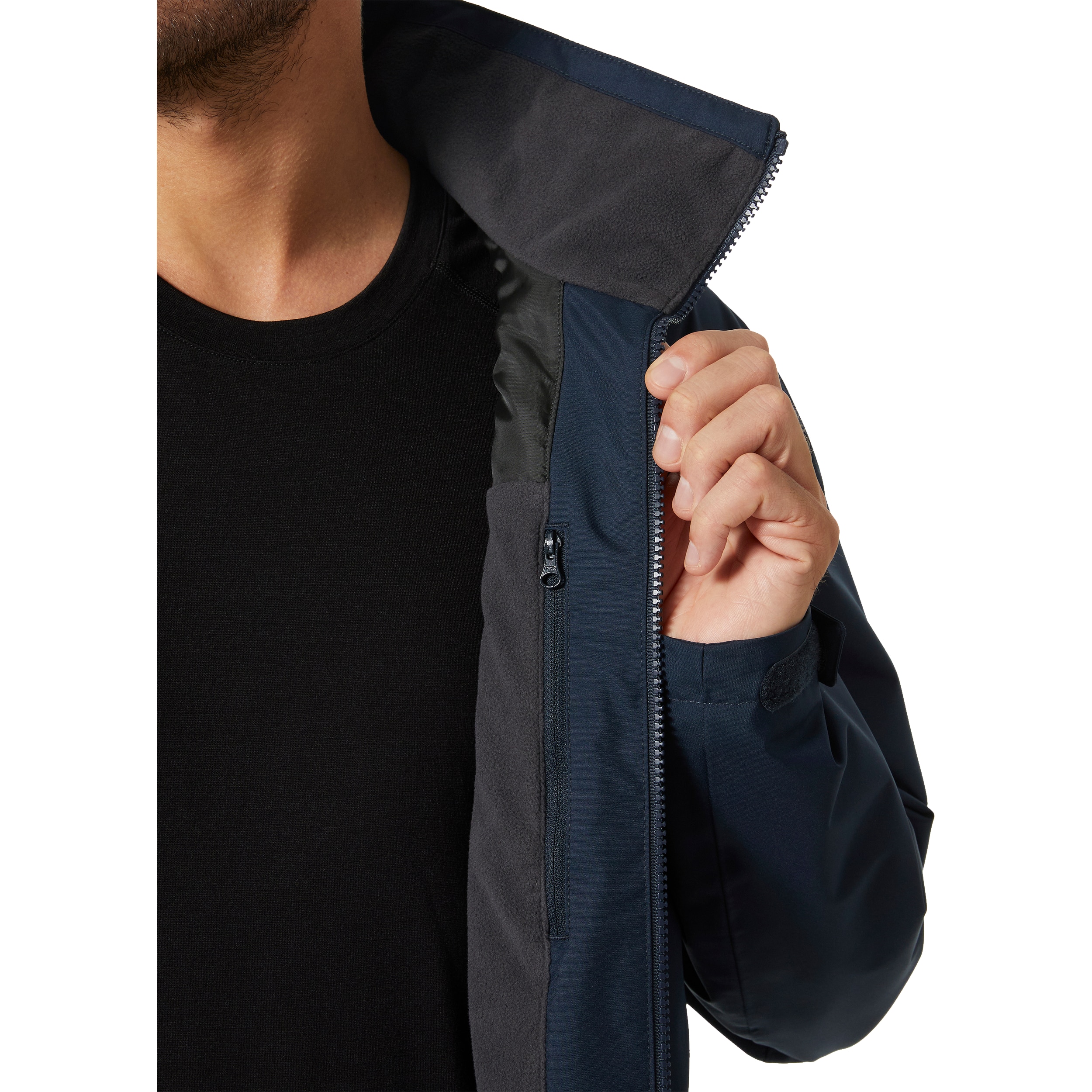 Chaqueta de hombre Crew Midlayer 2.0 Helly Hansen - Azul marino Azul marino-6