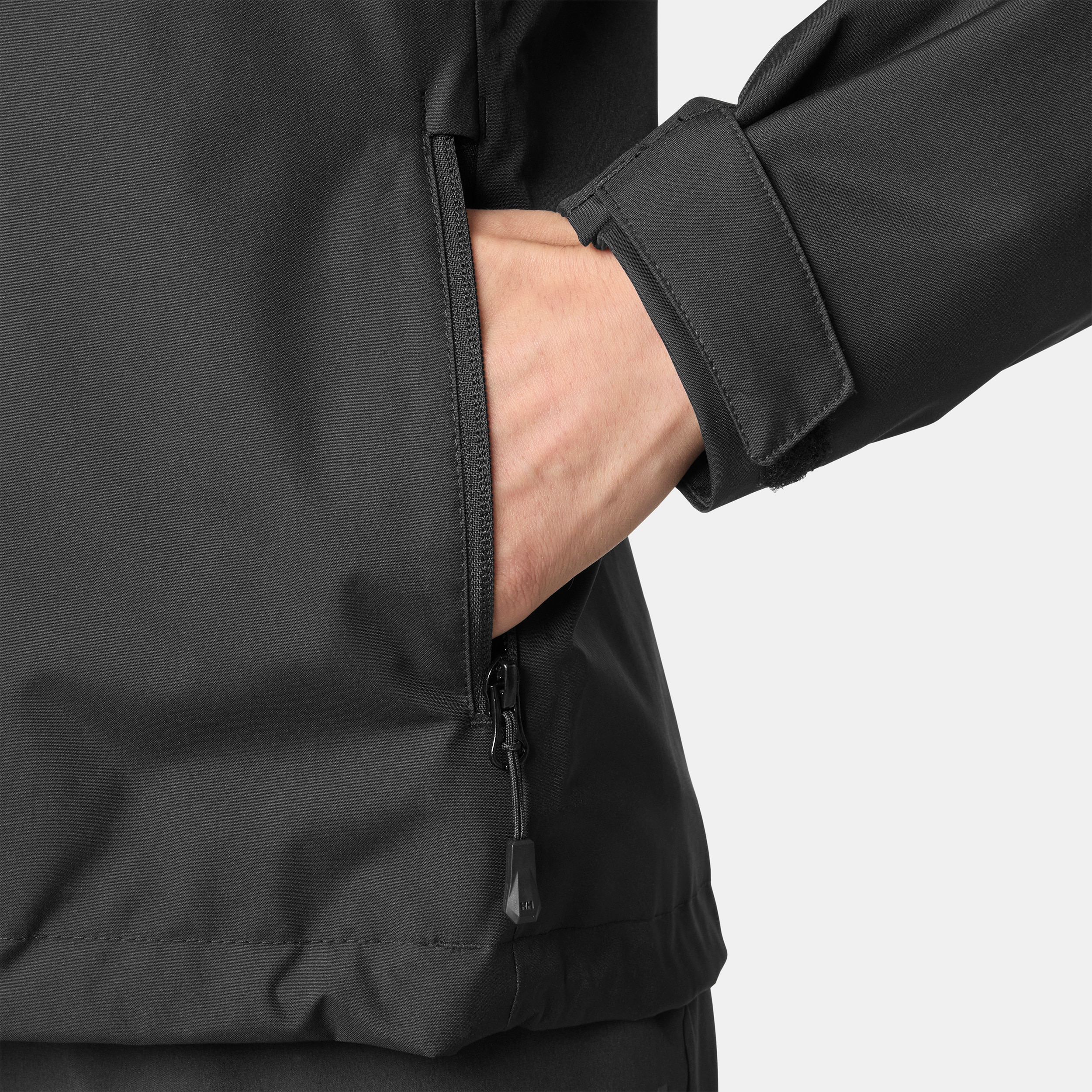 Chaqueta de mujer W CREW HOODED MIDL JACKET 2.0 Helly Hansen - Negro Negro-8