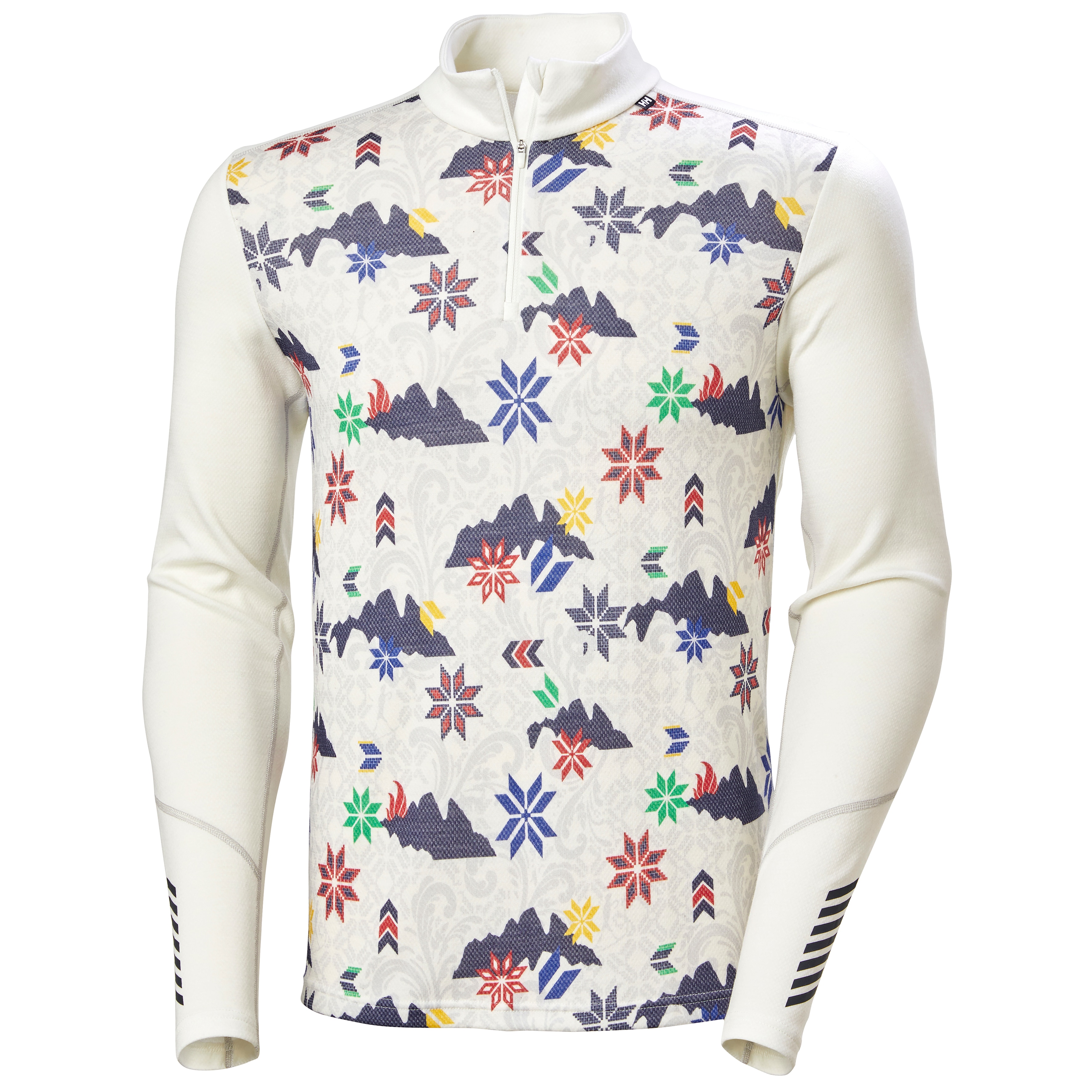 Camiseta de hombre LIFA MERINO MIDWEIGHT 1/2 ZIP Helly Hansen - Multicolor Multicolor-1