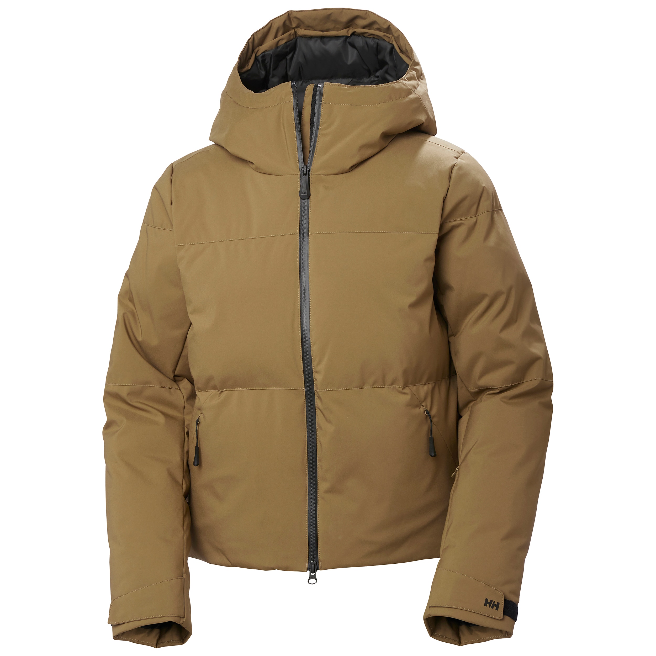 Helly Hansen Chaqueta de esquí de mujer W NORA SHORT PUFFY Kaki