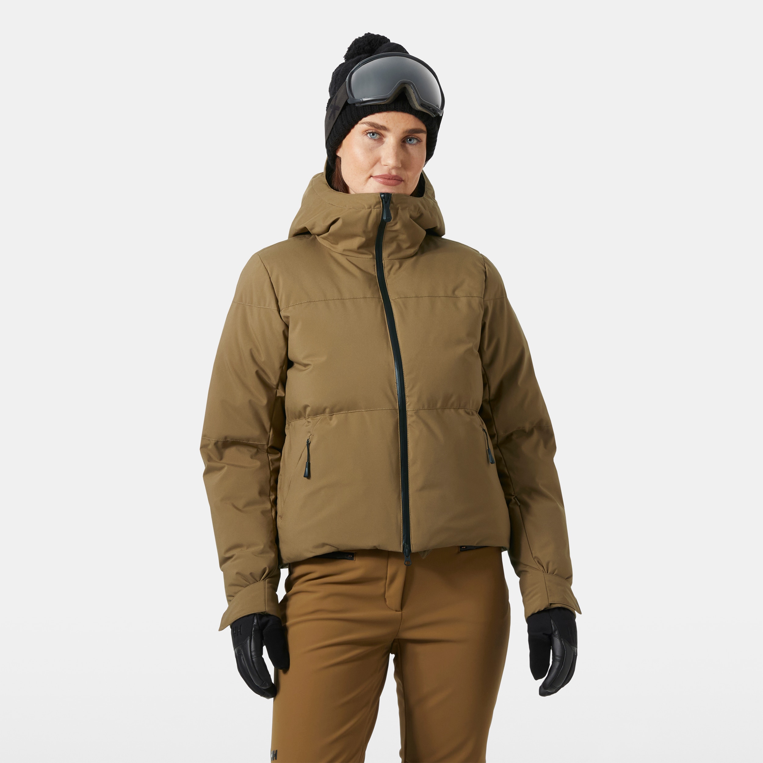 Imagen 3 de Chaqueta de esquí de mujer W NORA SHORT PUFFY Helly Hansen - Kaki Kaki